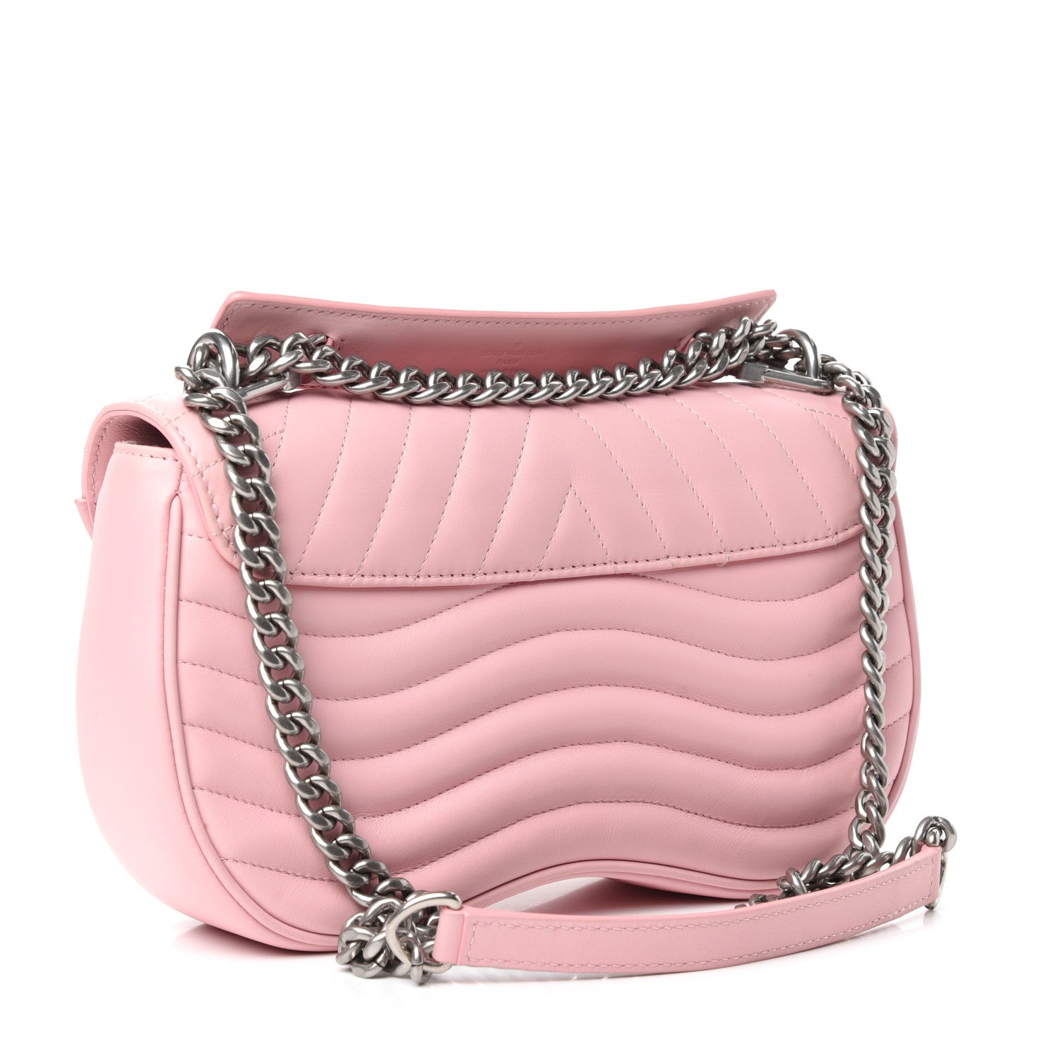 Louis Vuitton Calfskin New Wave Chain MM Smoothie Pink 3 of 9