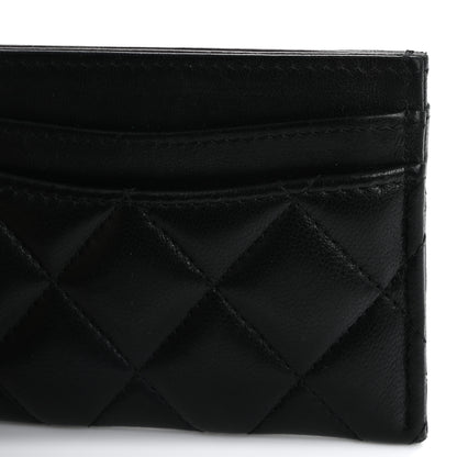 Chanel Lambskin Quilted Card Holder Black 11 of 14