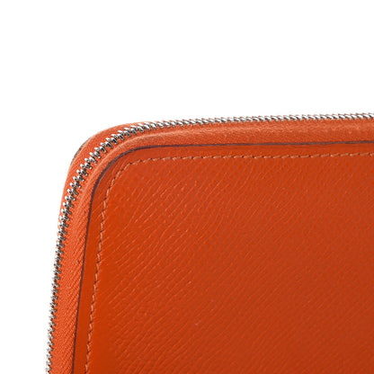 Hermes Epsom Silk'In Wallet Feu Mangue 5 of 11