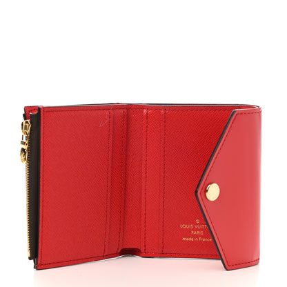 Louis Vuitton Damier Ebene Zoe Wallet Coquelicot 5 of 7