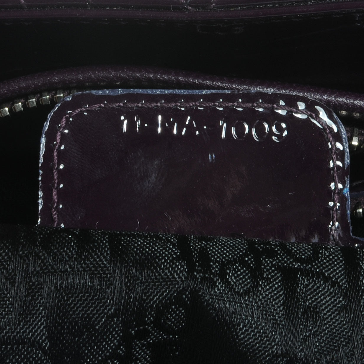 Christian Dior Patent Cannage Large Lady Dior Purple 7 of 8