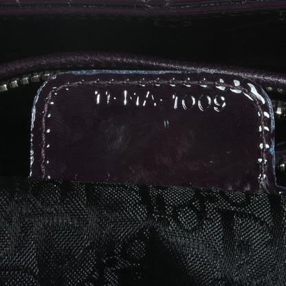Christian Dior Patent Cannage Large Lady Dior Purple 7 of 8