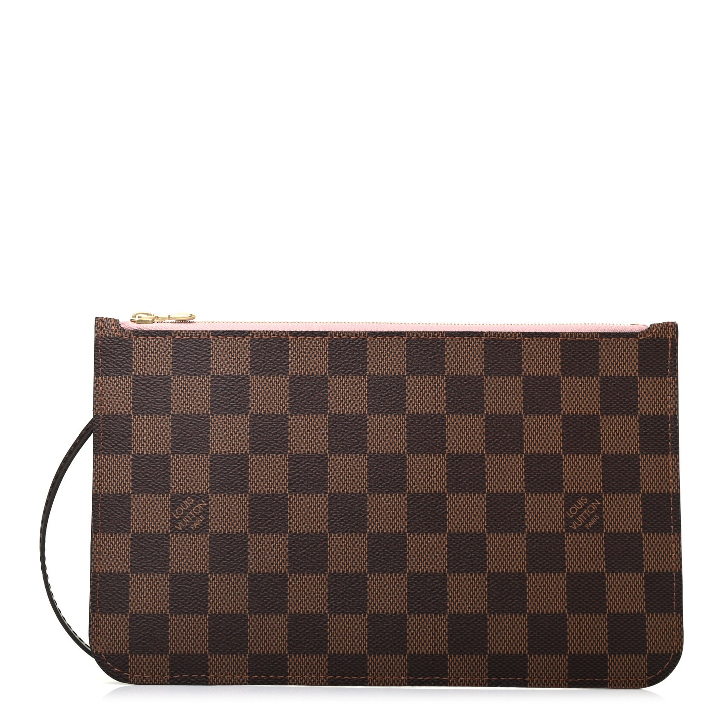 Damier Ebene Neverfull MM GM Pochette Rose Ballerine