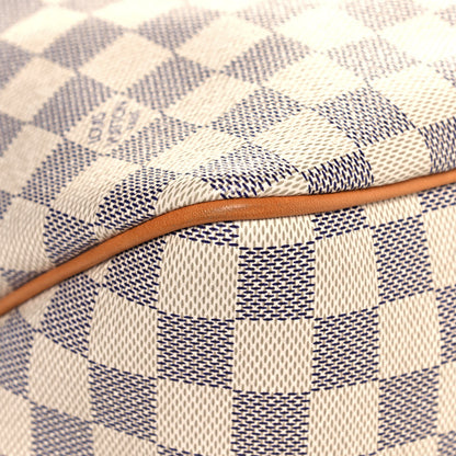 Louis Vuitton Damier Azur Delightful MM Rose Ballerine 9 of 18