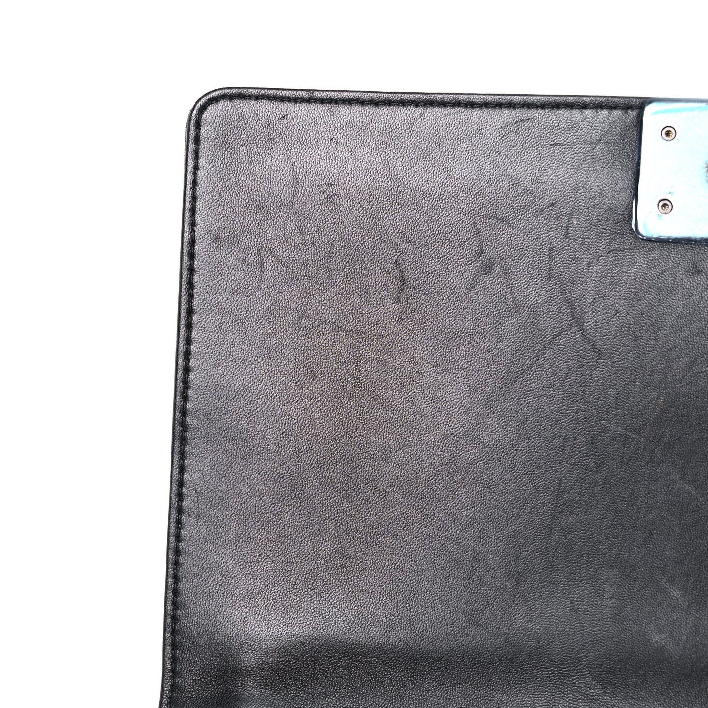 Lambskin Quilted New Medium Boy Flap Black