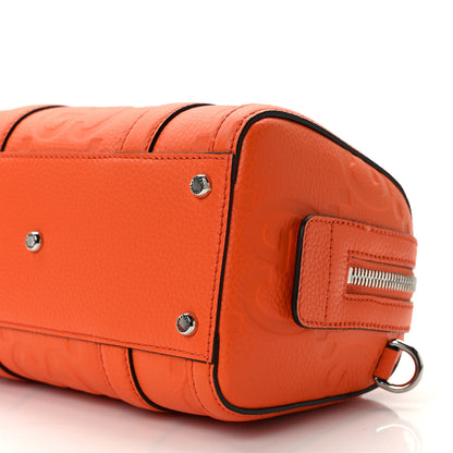 Gucci Piuma Calfskin Jumbo GG Embossed Mini Duffle Bag Good Orange 9 of 9