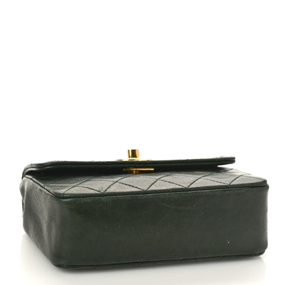 Chanel Lambskin Quilted Extra Mini Square Flap Green 4 of 10