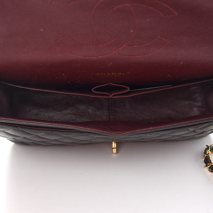 Chanel Lambskin Quilted Maxi Double Flap Black 8 of 12