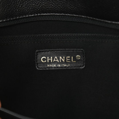 Chanel Calfskin Cerf Executive Shopper Tote Black 6 of 13