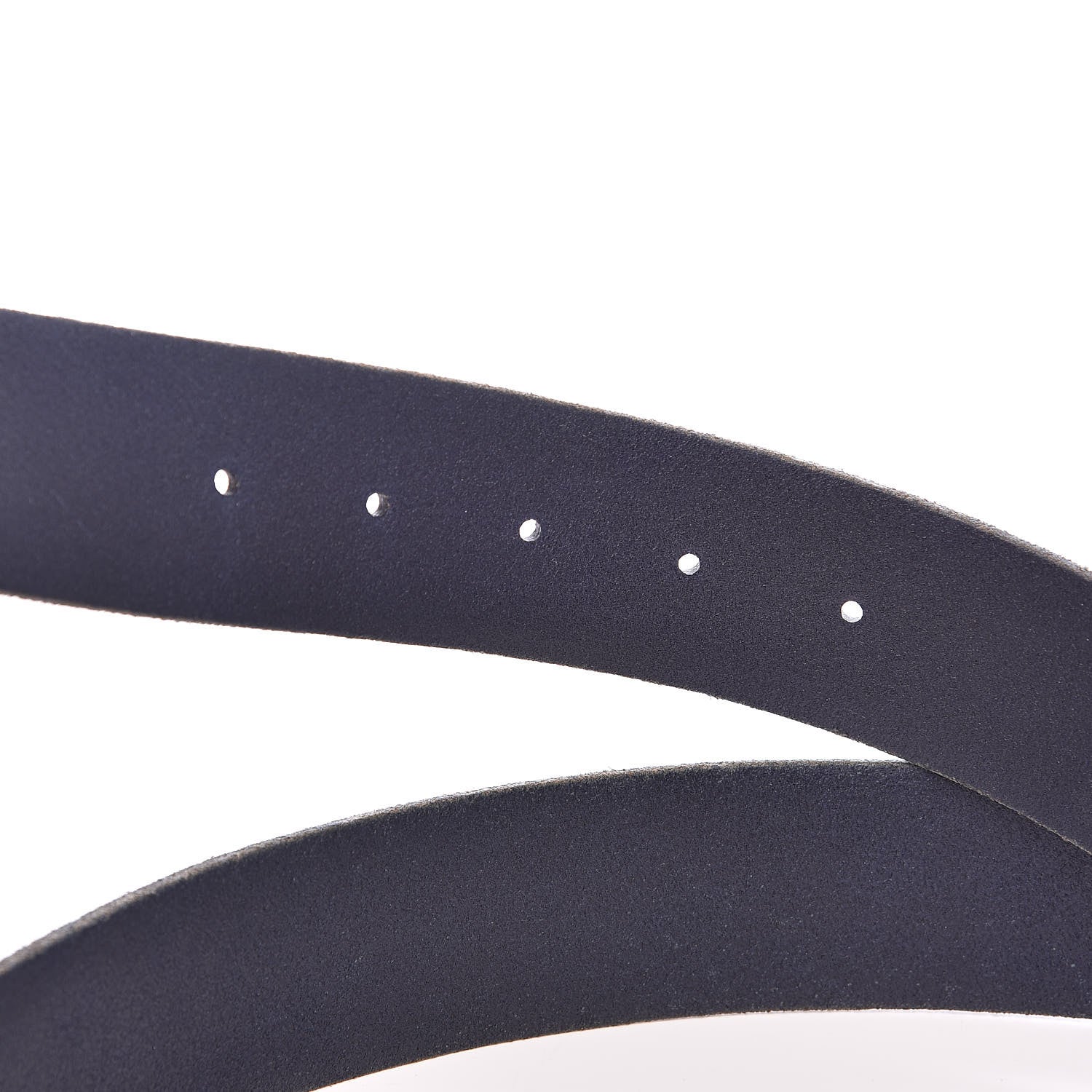Gucci Cuoio Toscano Nickel Double Double G 40mm Belt 100 40 Blue 5 of 7