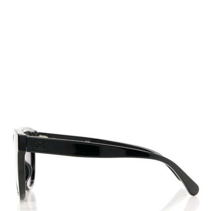 Chanel Acetate CC Butterfly Sunglasses 5414-A Black 3 of 9