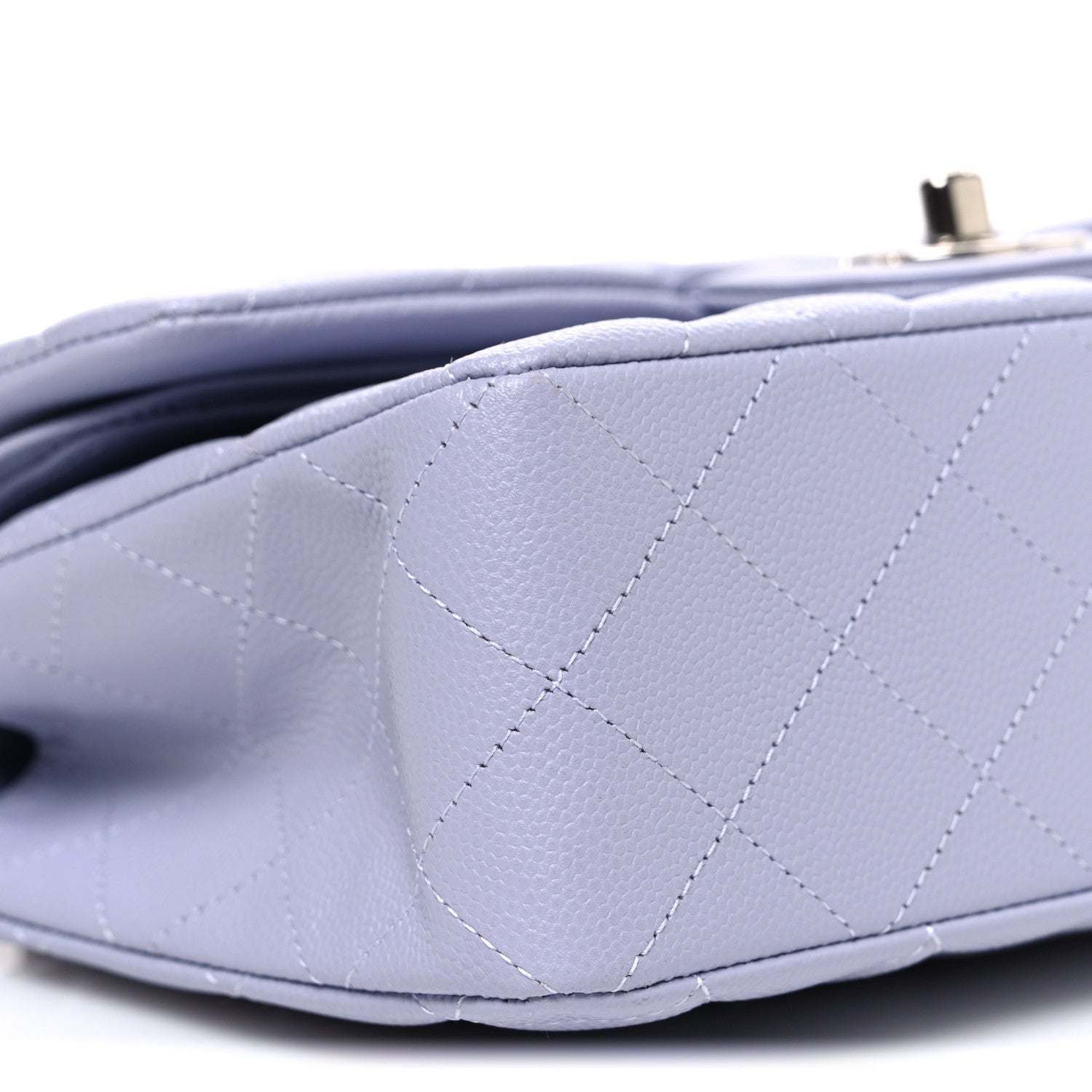 Chanel Caviar Quilted Small Double Flap Light Purple 9 of 10