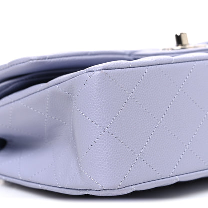 Chanel Caviar Quilted Small Double Flap Light Purple 9 of 10