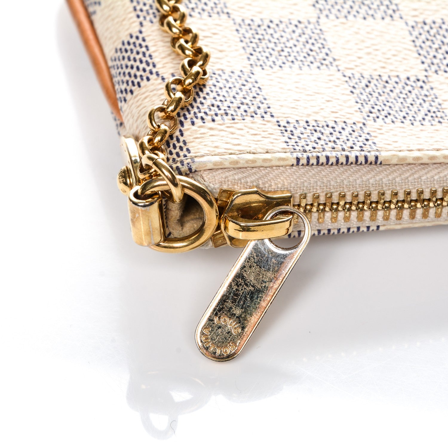 Louis Vuitton Damier Azur Pochette Milla MM 9 of 10