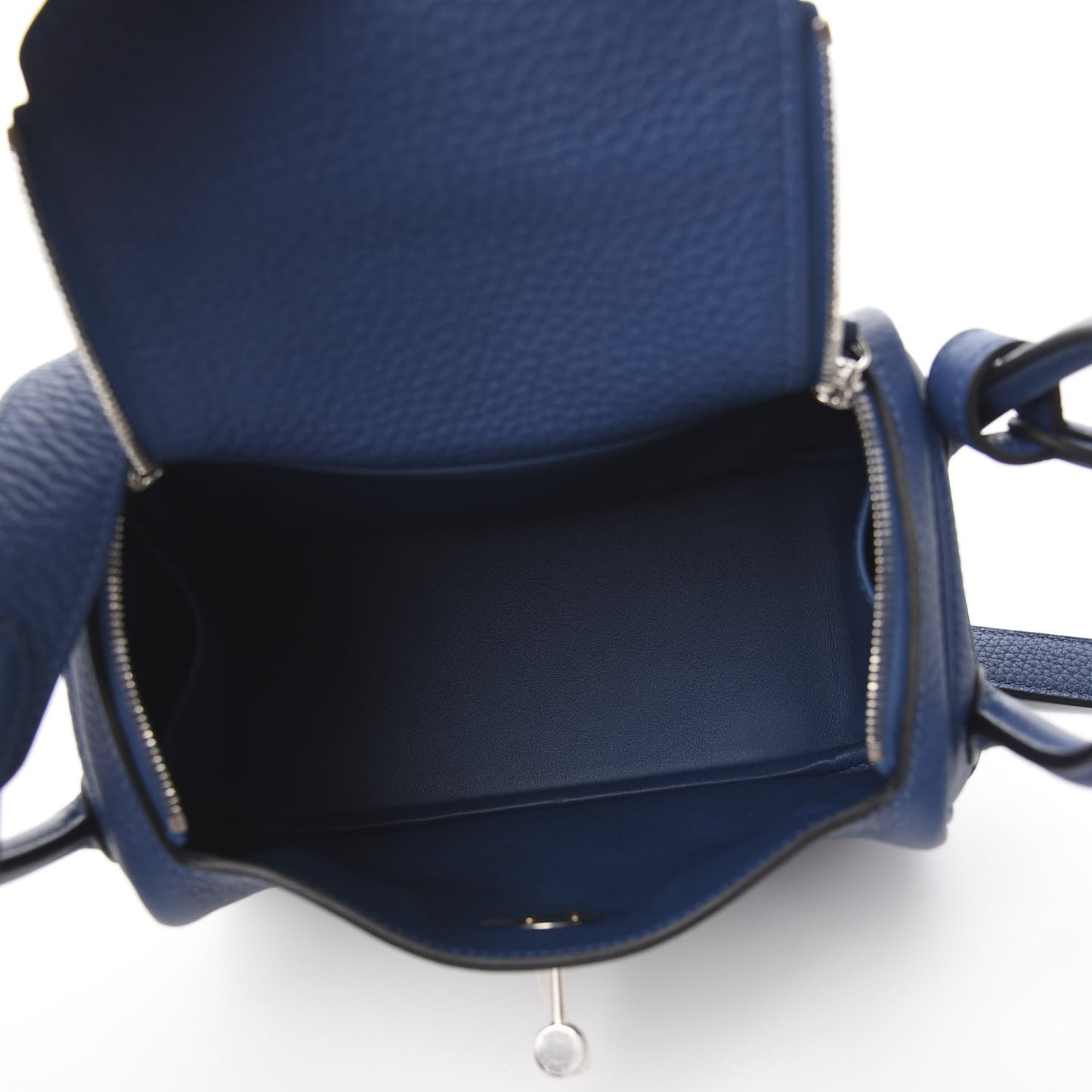 Taurillon Clemence Mini Lindy 20 Deep Bleu
