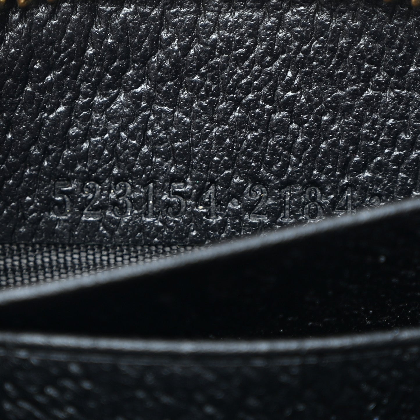 Calfskin Web Ophidia Zip Around Wallet Black