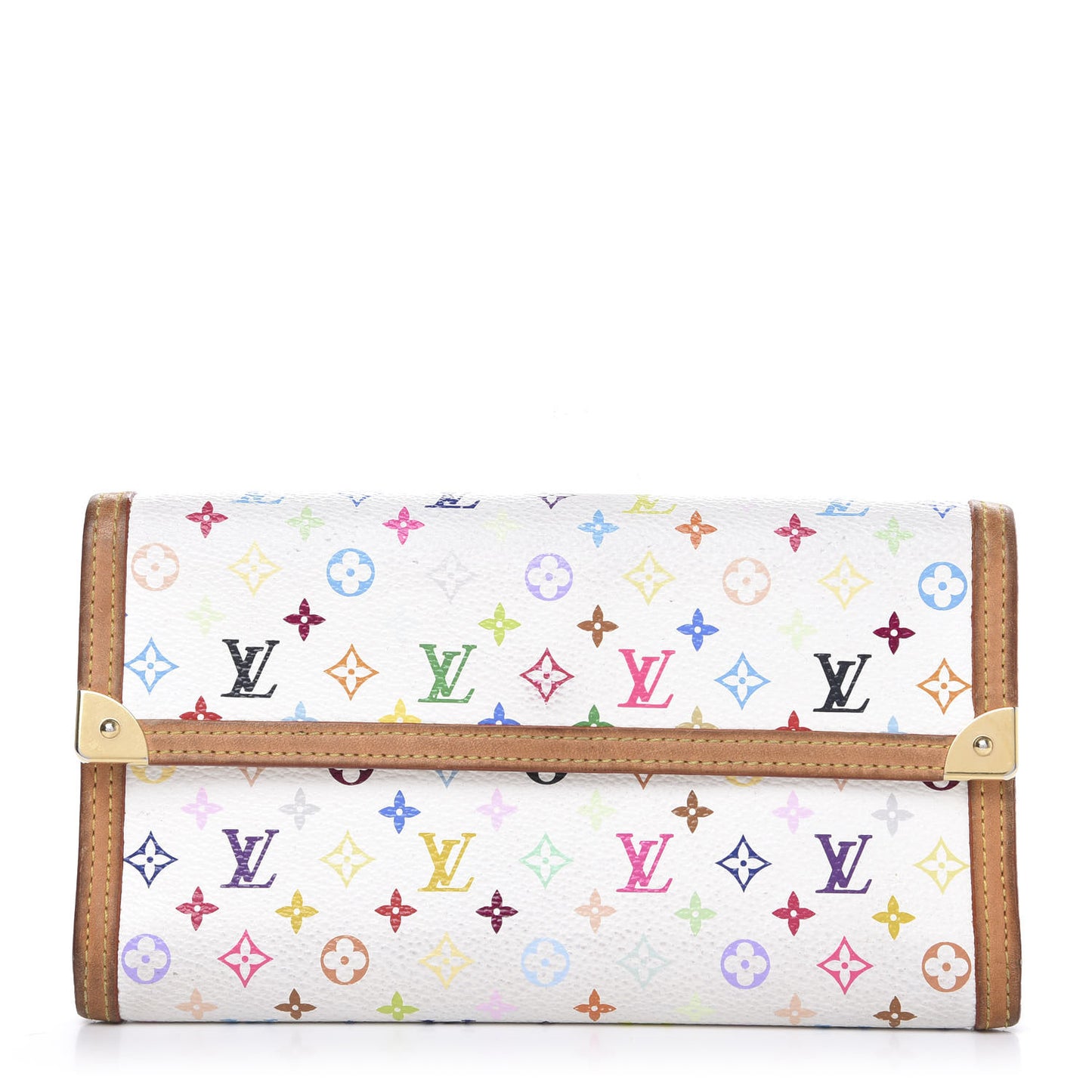 Monogram Multicolor Porte Tresor International Wallet White