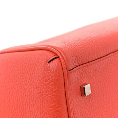 Moynat Taurillon Gex Pauline MM Tote Coral 10 of 14