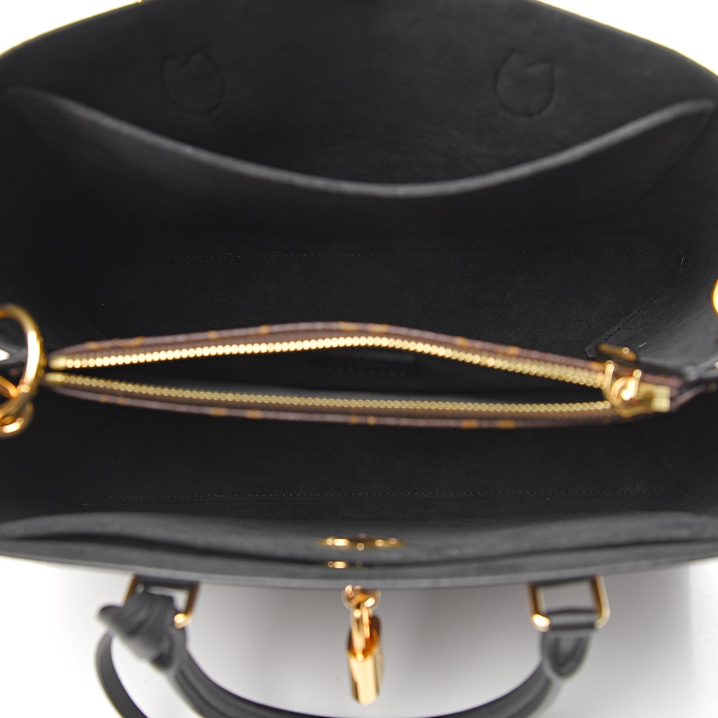 Monogram Flower Tote Black