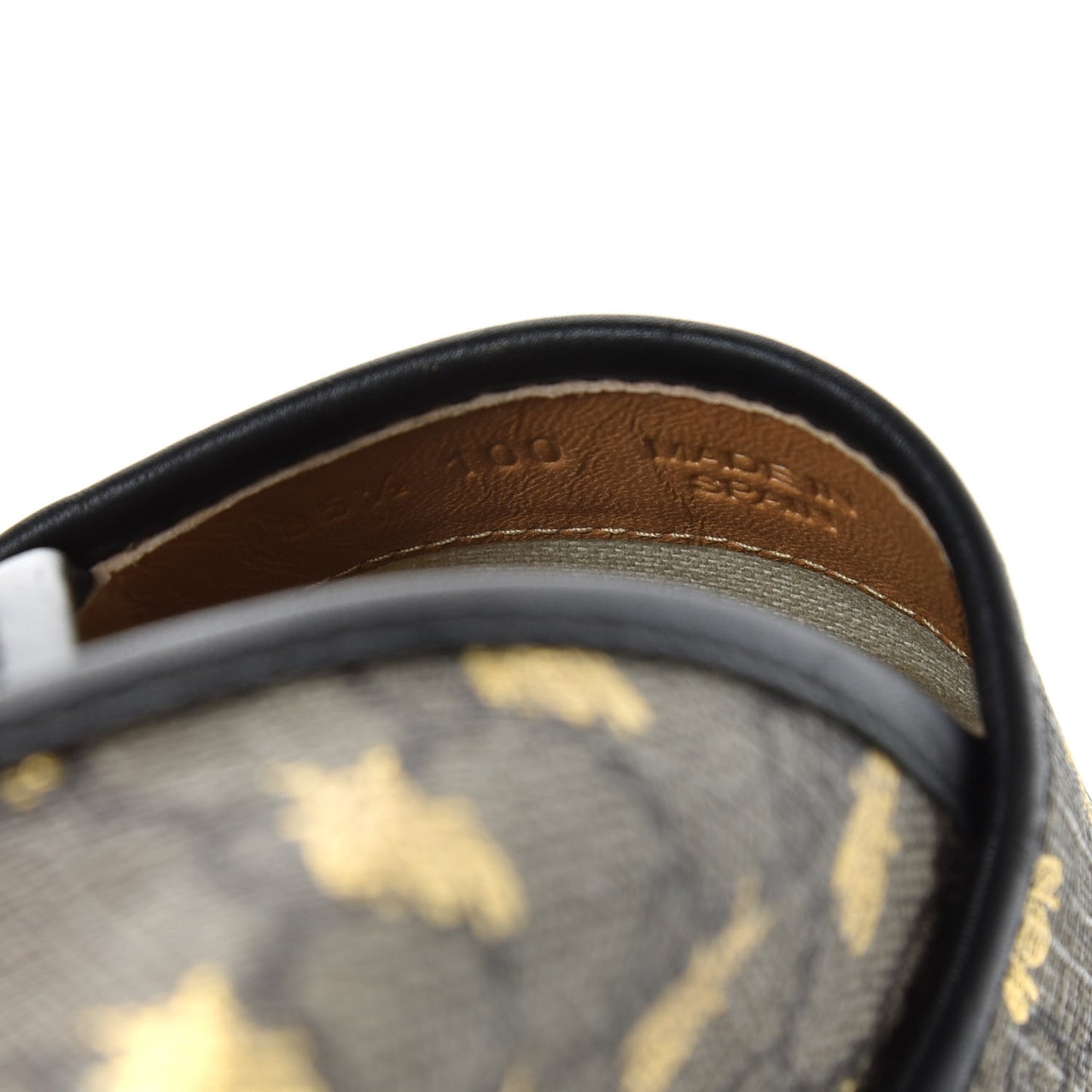 GG Supreme Monogram Bees Espadrille Flats 35.5 Beige Ebony Oro Black
