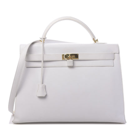 Hermes Epsom Kelly Sellier 40 White 1 of 48