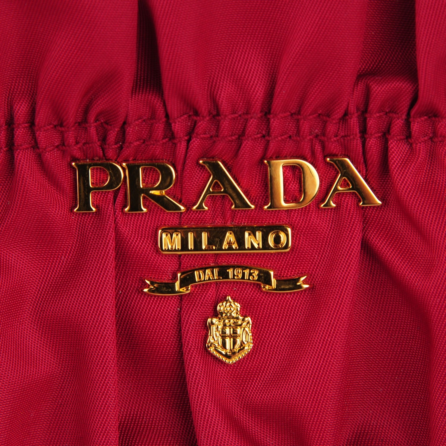 Prada Tessuto Nylon Gaufre Shopping Satchel Ibisco 6 of 10