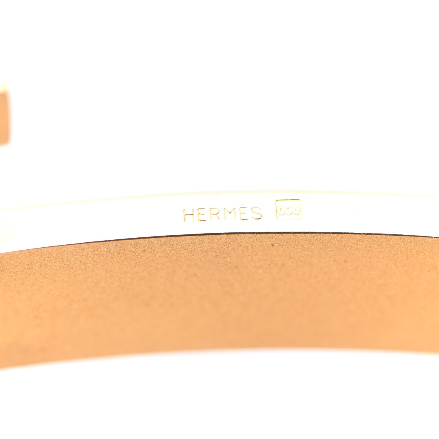 Hermes Polished 32mm H Belt Buckle Gold 3 of 3