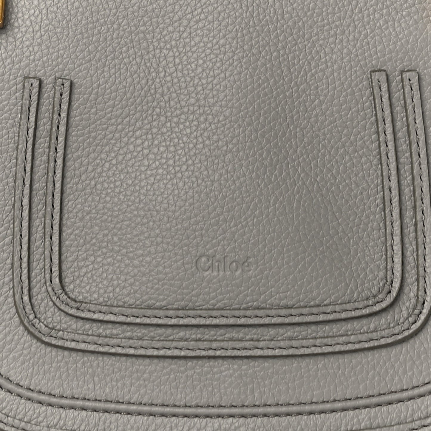 Calfskin Small Marcie Satchel Cashmere Grey