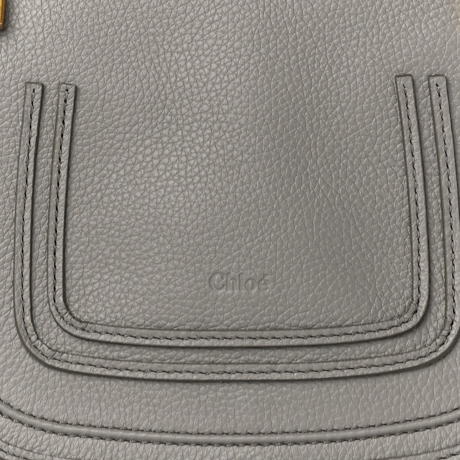 Chloe Calfskin Small Marcie Satchel Cashmere Grey 7 of 10
