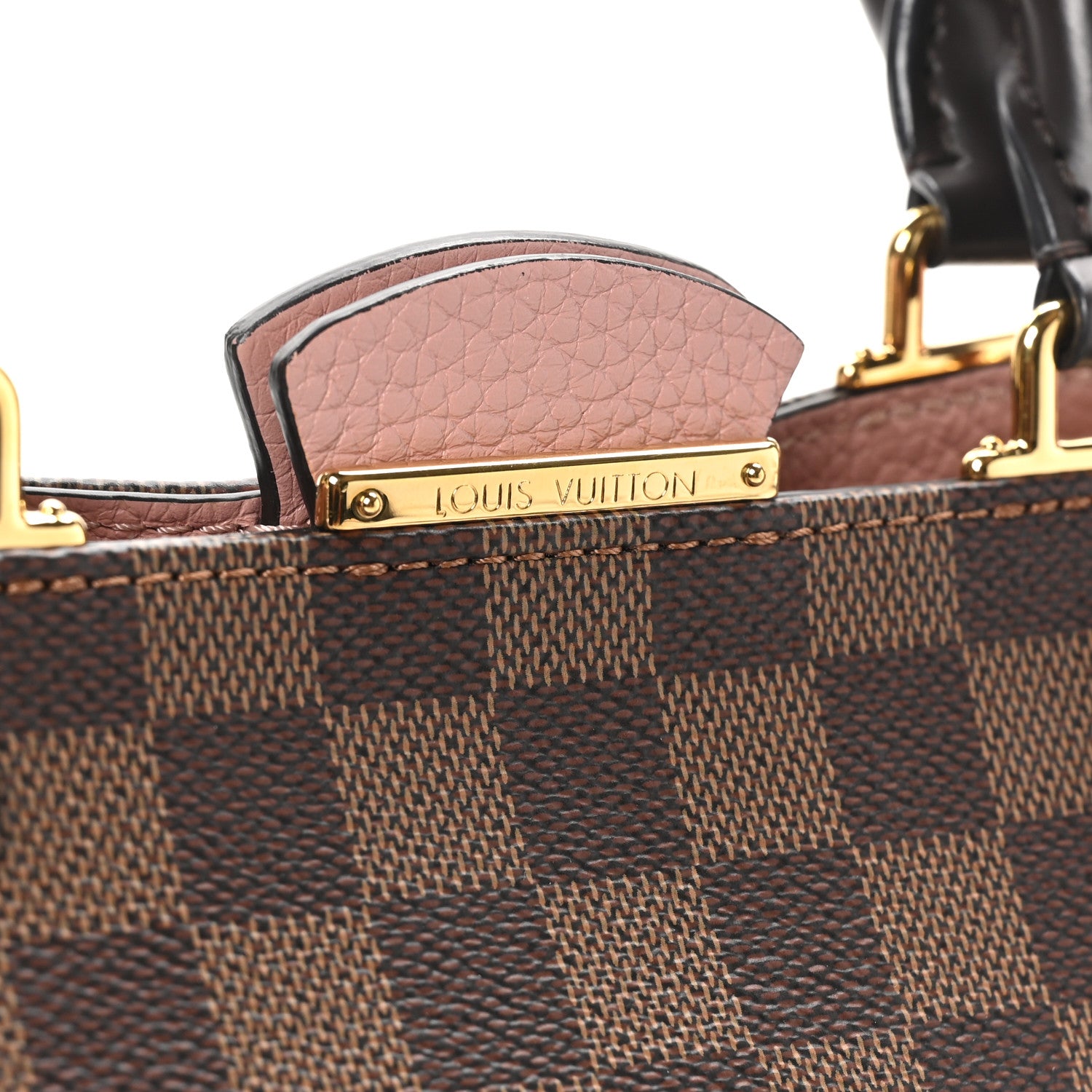 Louis Vuitton Damier Ebene Cuir Taurillon Brittany Magnolia 6 of 10