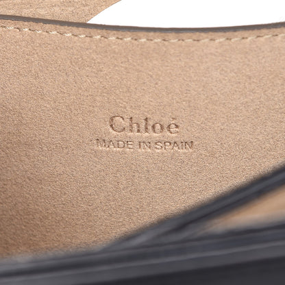 Chloe Suede Calfskin Small Faye Shoulder Bag Black 6 of 7