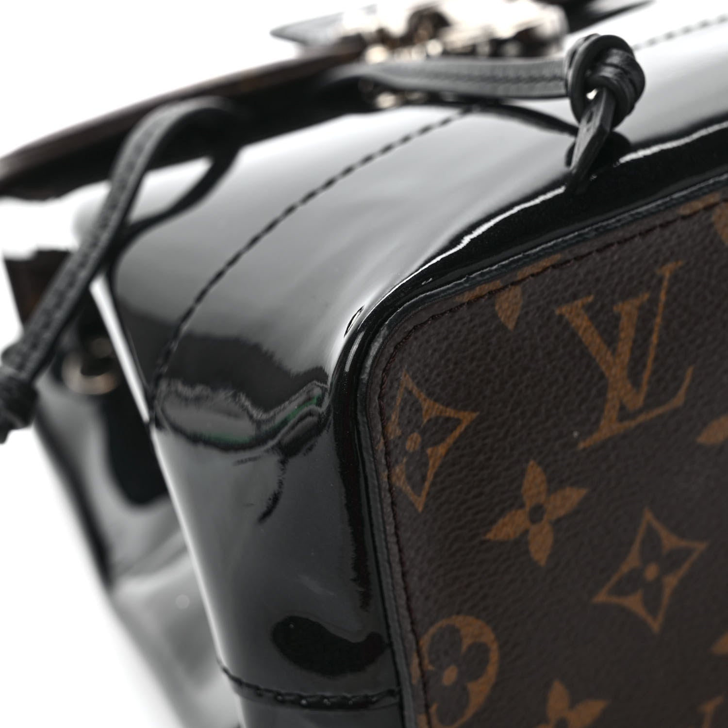 Louis Vuitton Patent Monogram Hot Springs Backpack Black 11 of 11