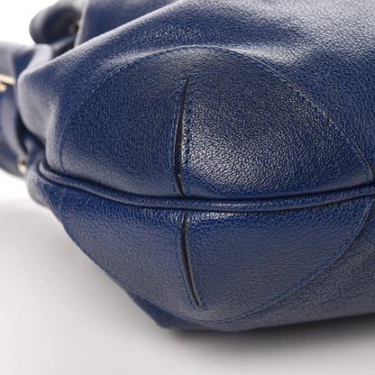 Burberry Grainy Calfskin Medium Wilenmore Hobo Blue 9 of 10
