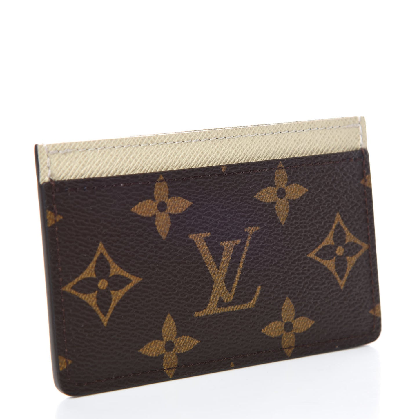 Monogram My LV Heritage Card Holder Rouge White