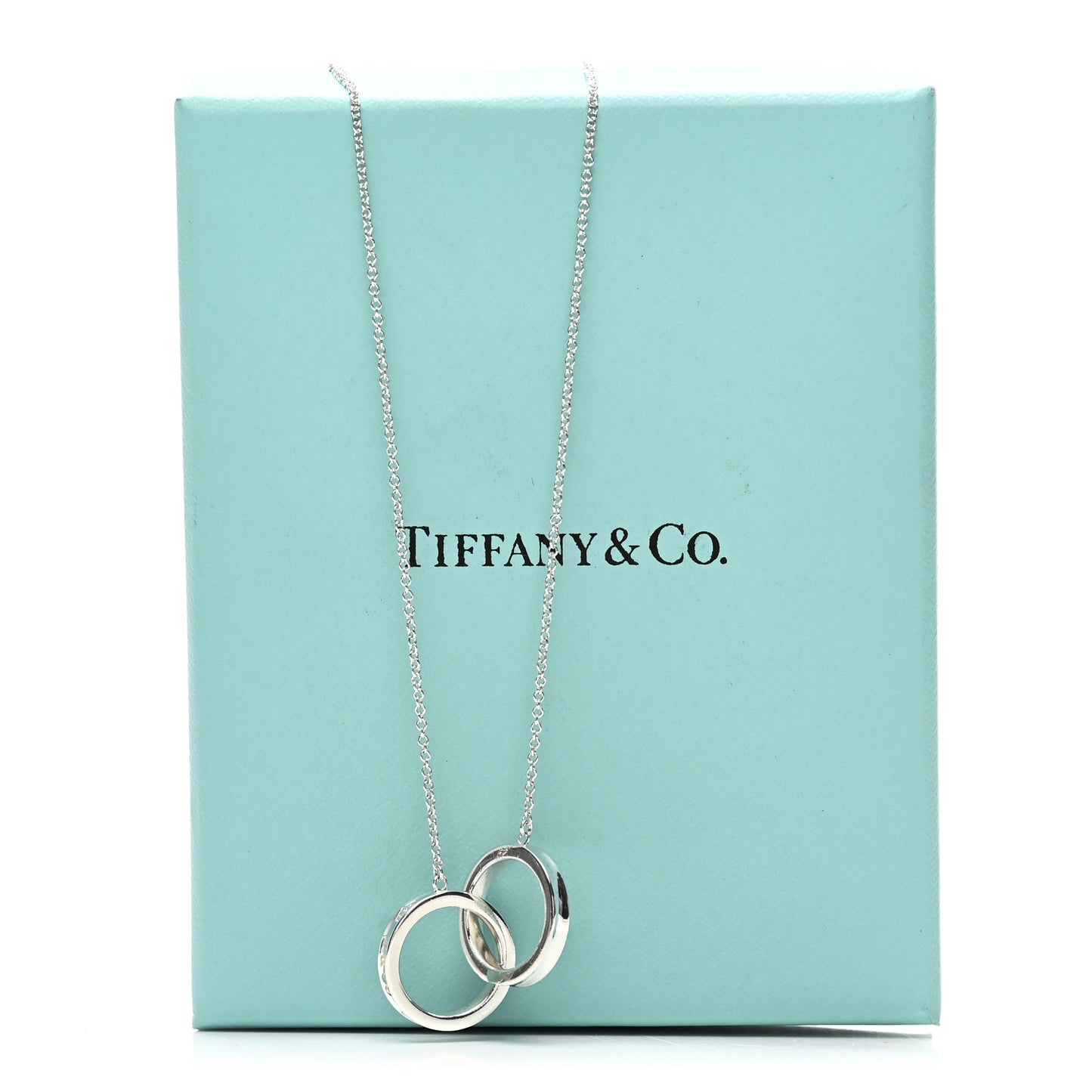 Sterling Silver 1837 Interlocking Circles Pendant Necklace