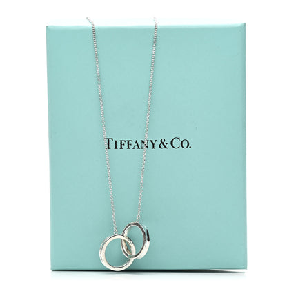 Tiffany Sterling Silver 1837 Interlocking Circles Pendant Necklace 5 of 5
