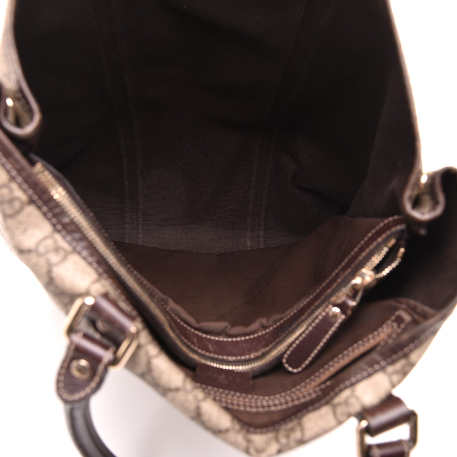 Gucci GG Plus Monogram Joy Vertical Tote Dark Brown 4 of 8
