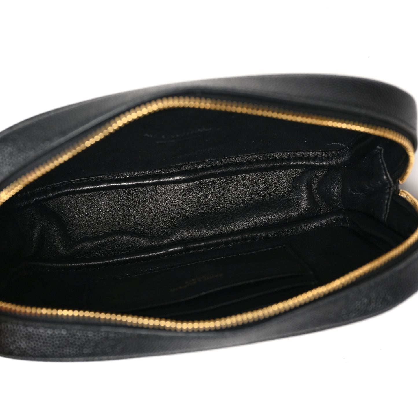 Grain De Poudre Matelasse Monogram Mini Lou Camera Bag Black