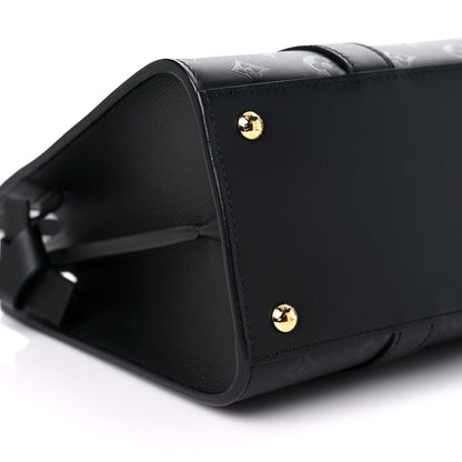 Louis Vuitton Monogram Cuir Plume Very Tote MM Black 7 of 8