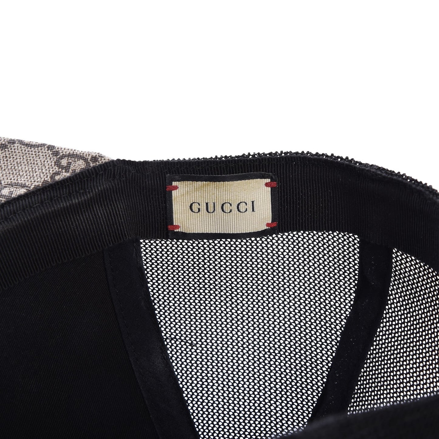 GG Supreme Monogram Kingsnake Print Baseball Hat XL 60 Beige