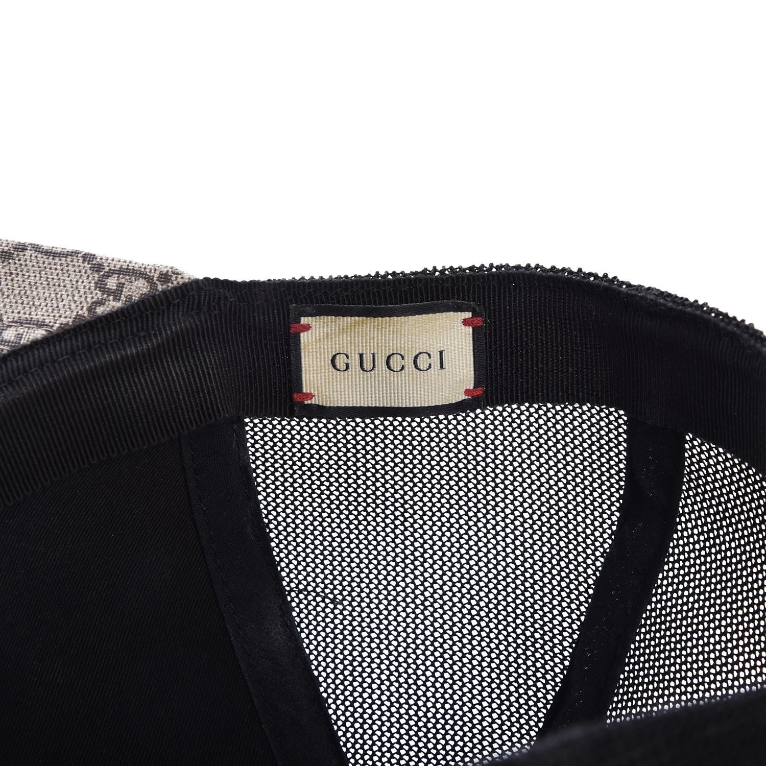 Gucci GG Supreme Monogram Kingsnake Print Baseball Hat XL 60 Beige 7 of 8