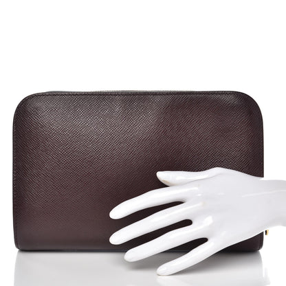 Louis Vuitton Taiga Baikal Pochette Acajou 2 of 10