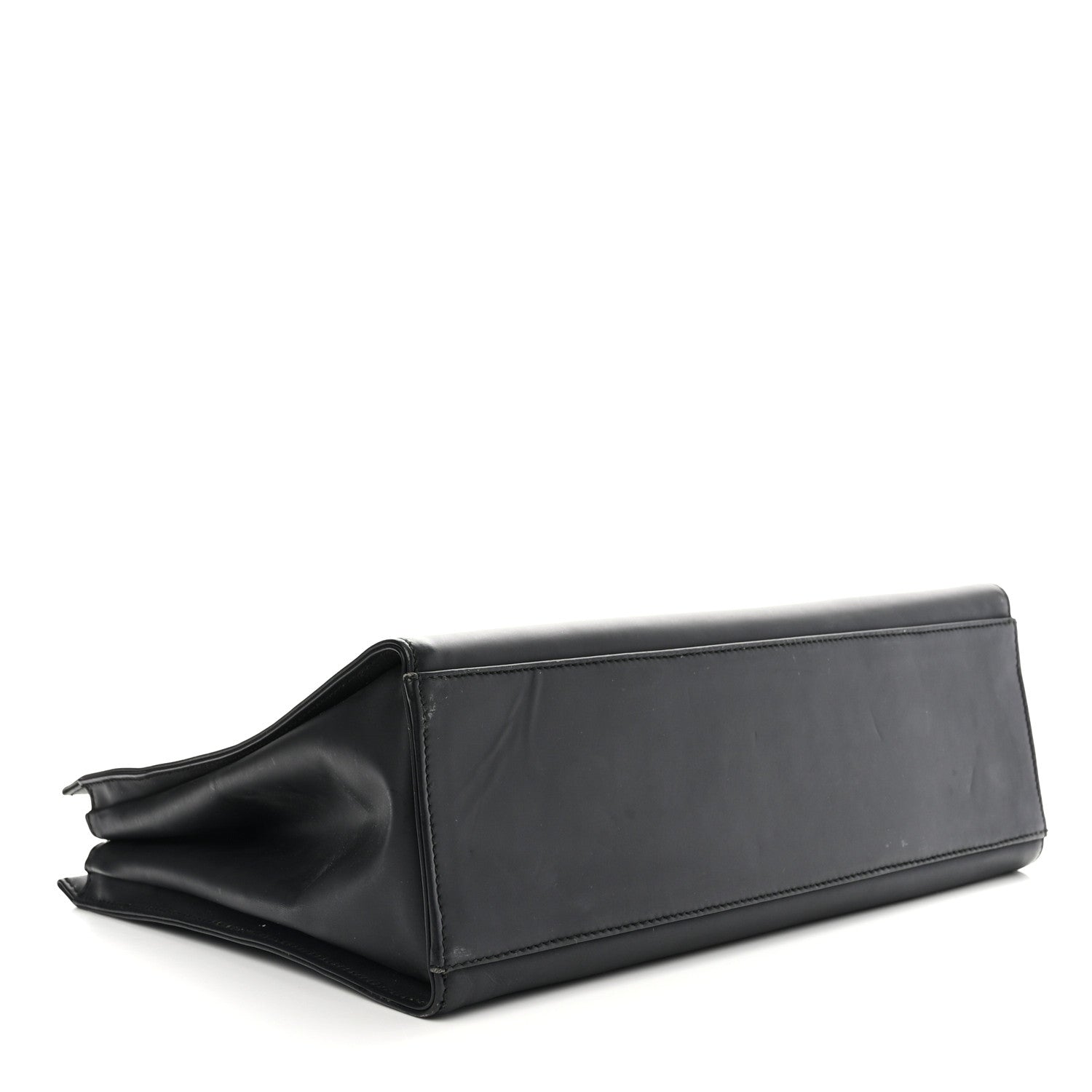 Gucci Calfskin Bamboo Top Handle Tote Black 4 of 11