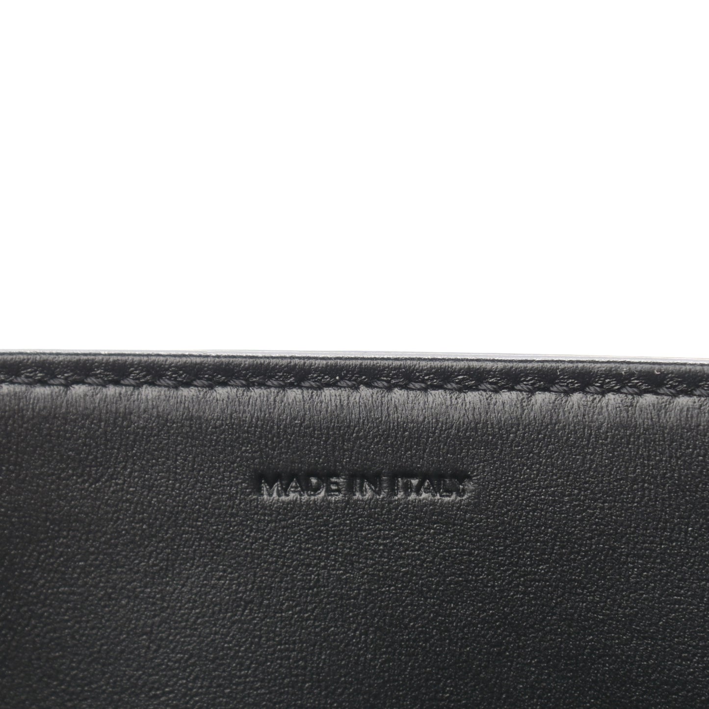 Shiny Calfskin Medium Triomphe Black