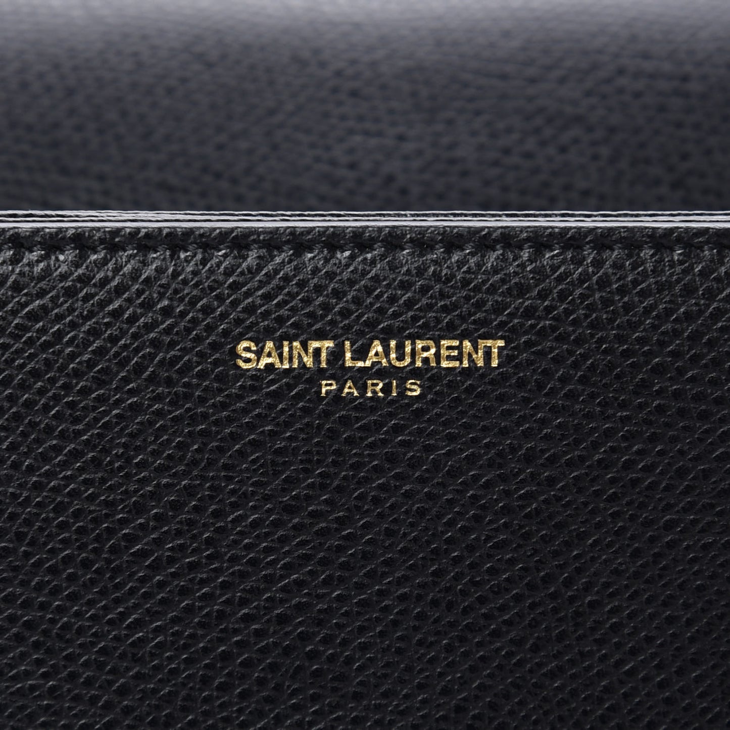 Textured Calfskin Medium Classic Monogram Universite Bag Black