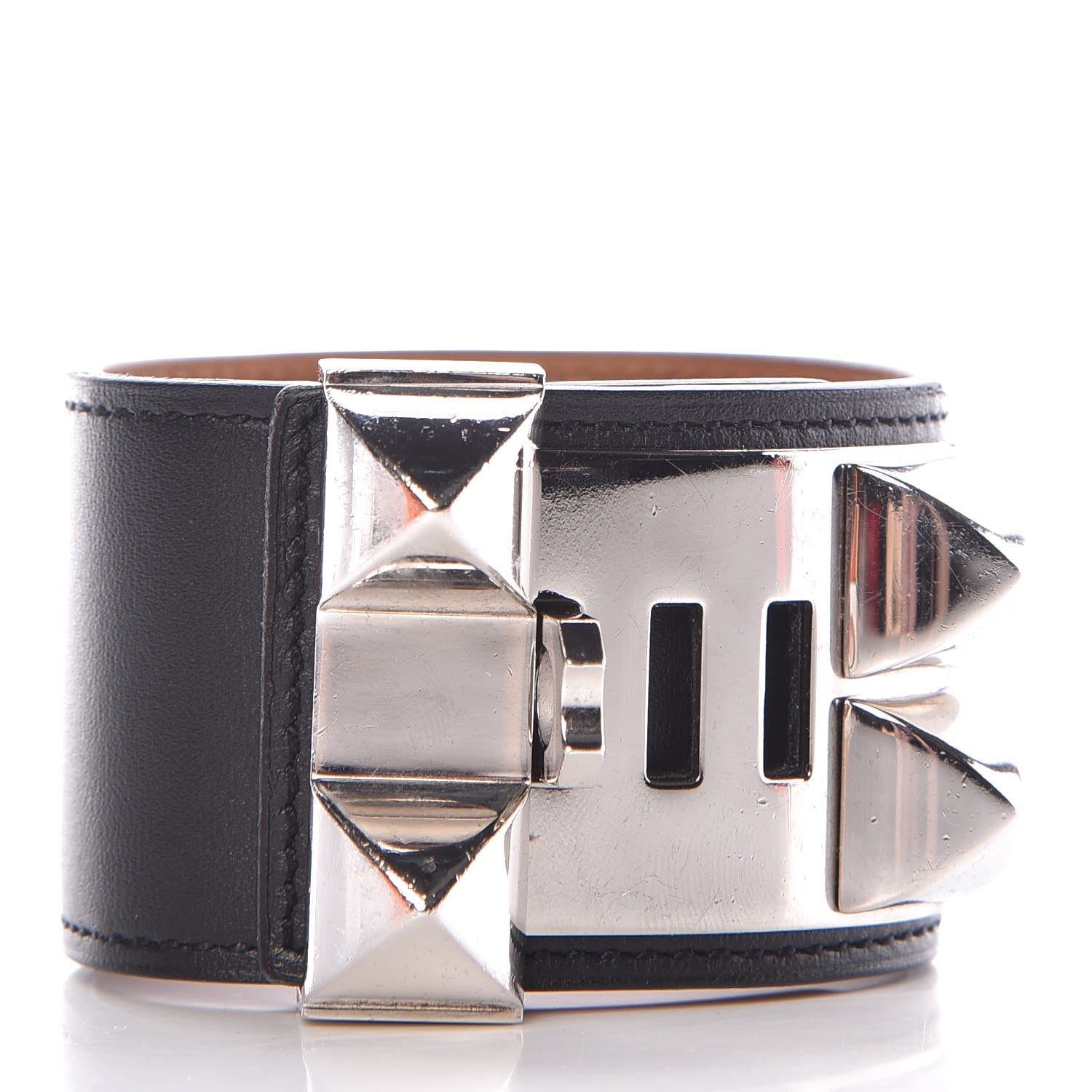 Hermes Chamonix Collier de Chien CDC Bracelet S Black 3 of 9