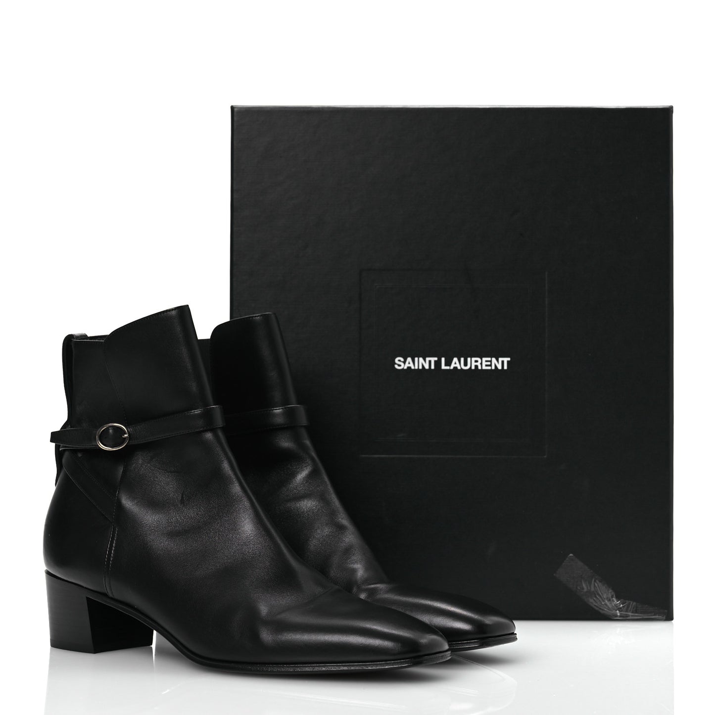 Calfskin Mens Terry 45 Jodhpur Boots 41 Black