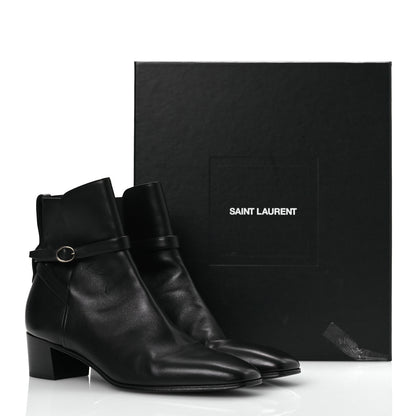 Saint Laurent Calfskin Mens Terry 45 Jodhpur Boots 41 Black 15 of 15