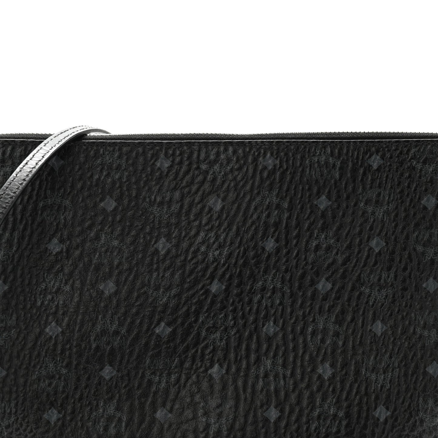Visetos Medium Crossbody Pouch Black