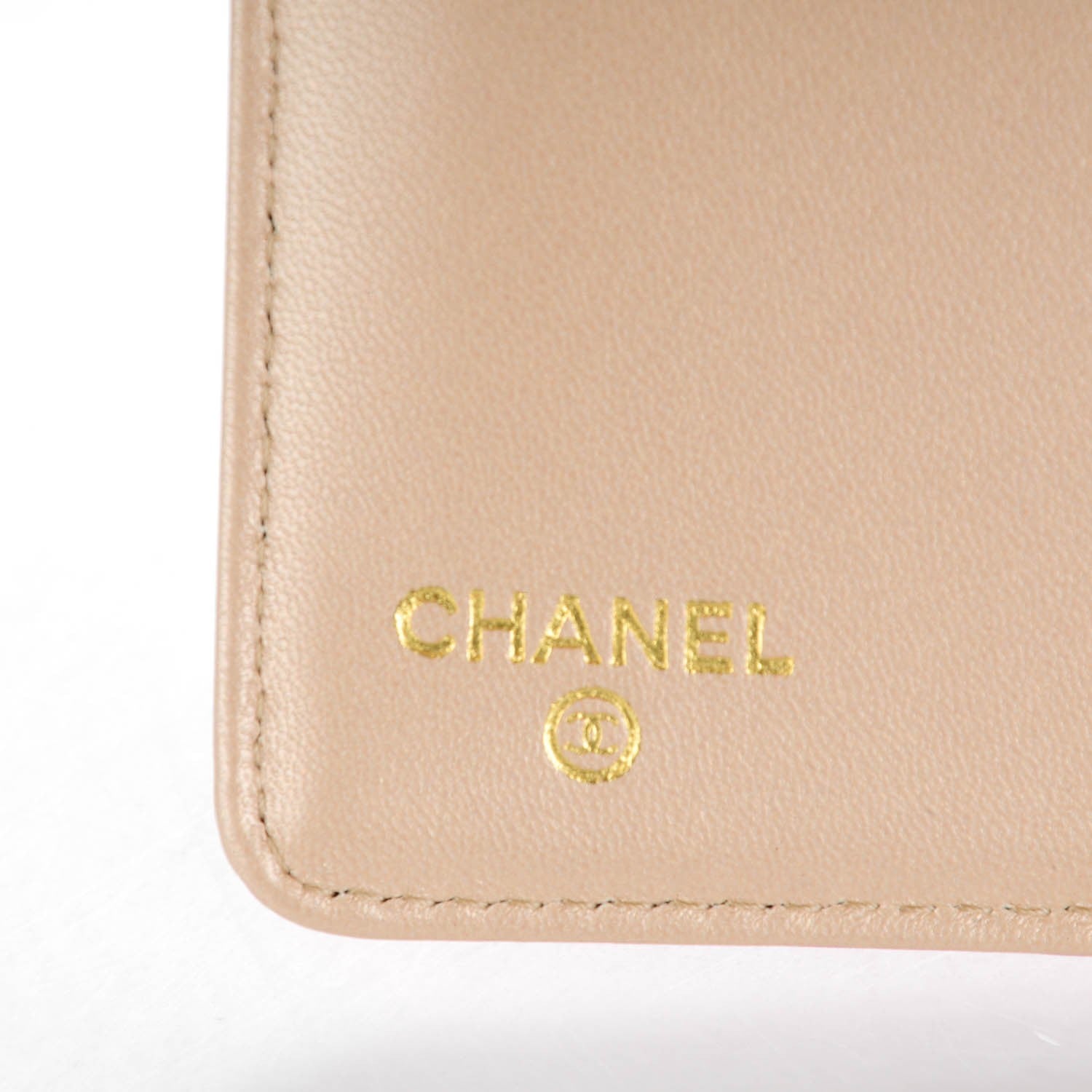 Chanel Lambskin Camellia Embossed Yen Wallet Fuchsia 6 of 8